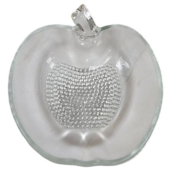 Set lot 7 Vintage Glass APPLE DESSERT Nut Candy BOWLS Dishes Candy Ramekin - Picture 2 of 4